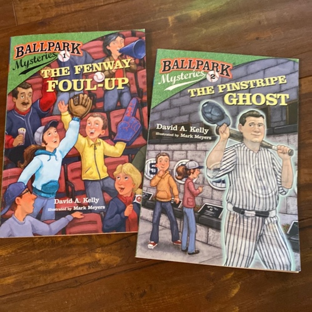 2 Ballpark Mysteries baseball story chapter books